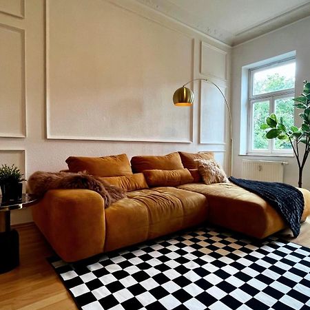 Charmanter Altbau In Schleussig Mit Balkon Leipzig Eksteriør bilde