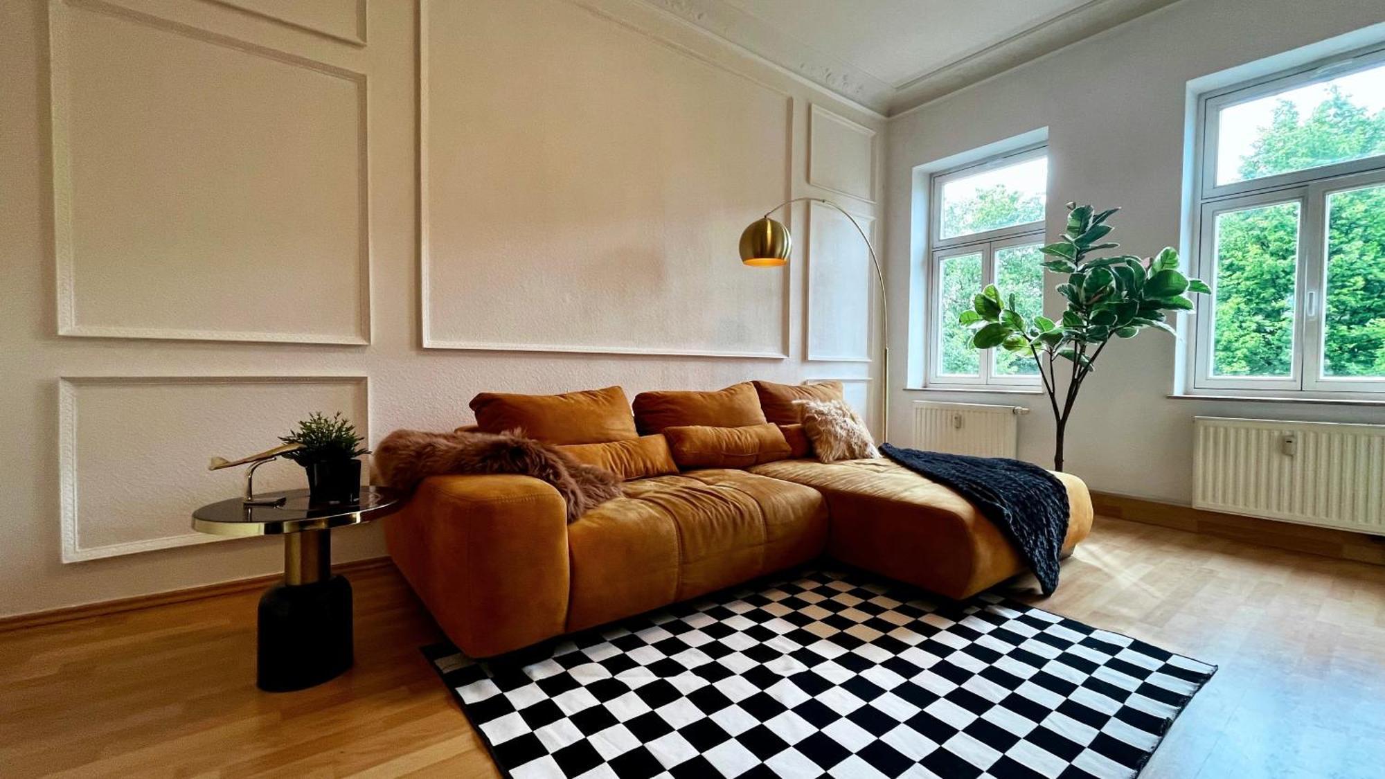 Charmanter Altbau In Schleussig Mit Balkon Leipzig Eksteriør bilde